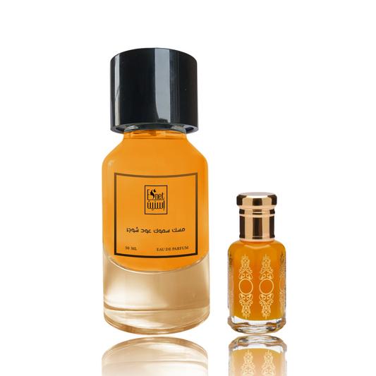 مسك سموك عود شوجر بماء زمزم مع ربع تولة هدية