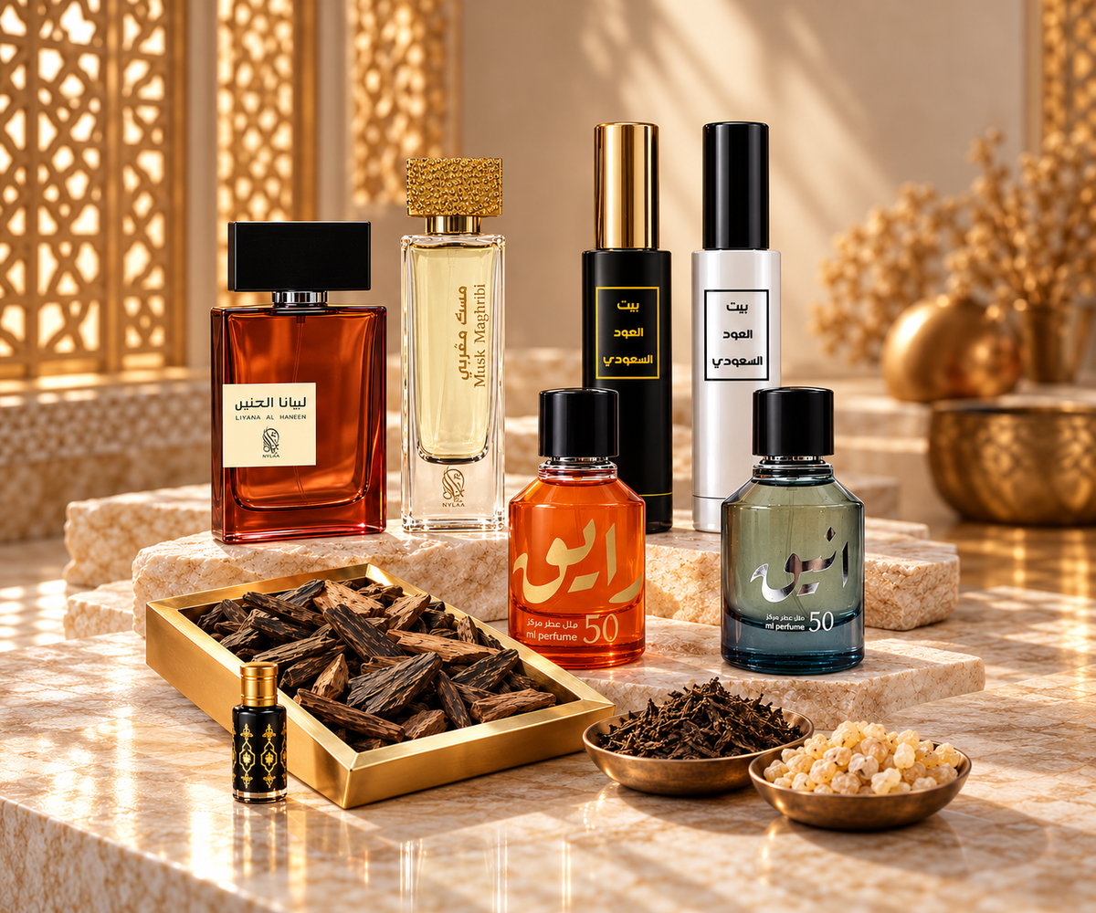 تشكيلة عروض العطور والمعطرات والبخور وخشب العود - الكمبيوتر